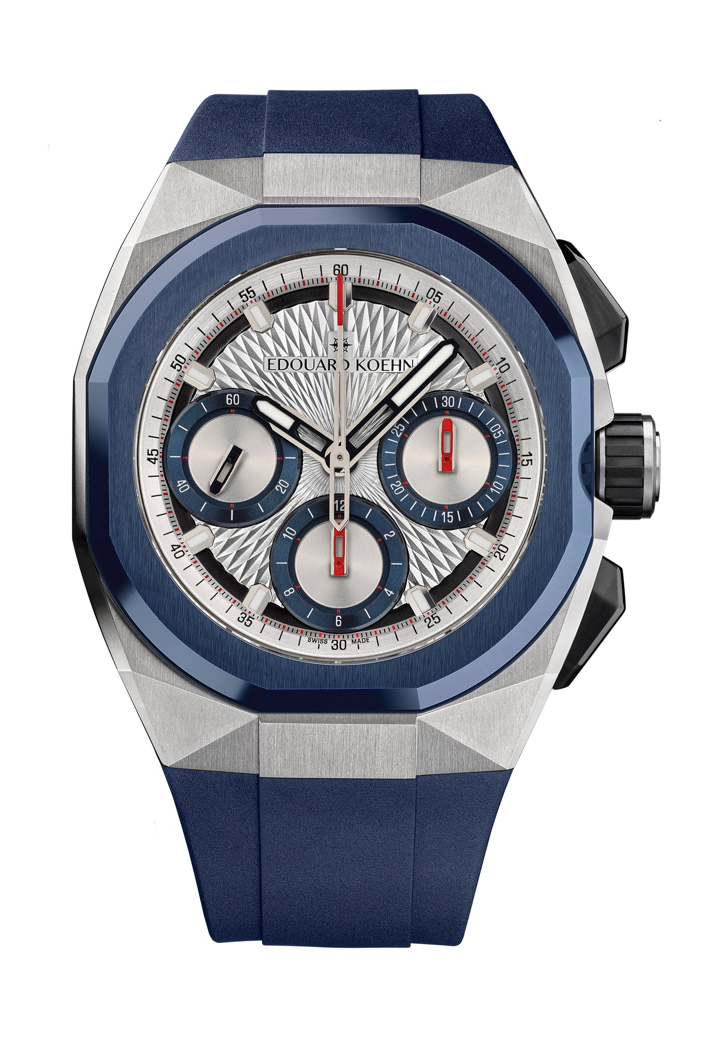 Tempus III Blue Guilloché