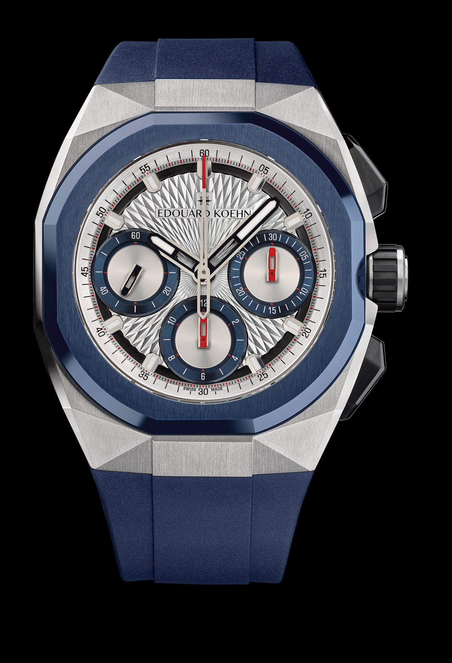 Tempus III Blue Guilloché