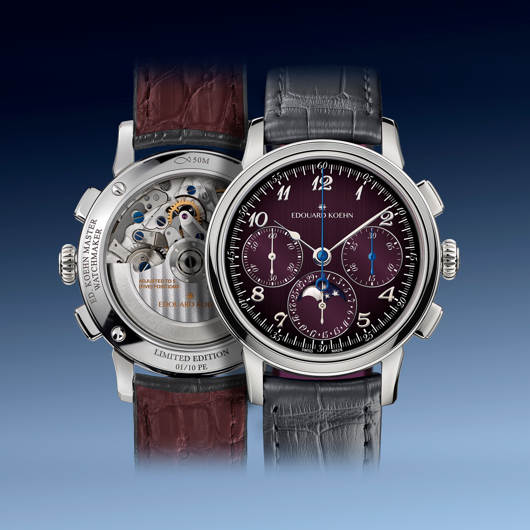 US Limited Edition Legacy Moonphase Chronograph – EdouardKoehnUS